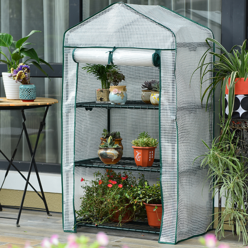 绣球多肉花架花房暖房盆栽保温棚多层防雨保温罩植物温室园艺用品