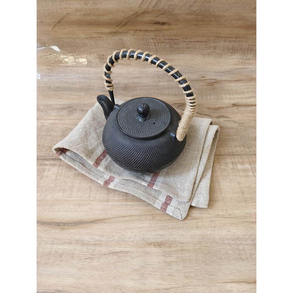 [岳继防举壶]水洗厚亚麻布西QZU餐垫厨房手巾茶茶具垫家电器尘盖