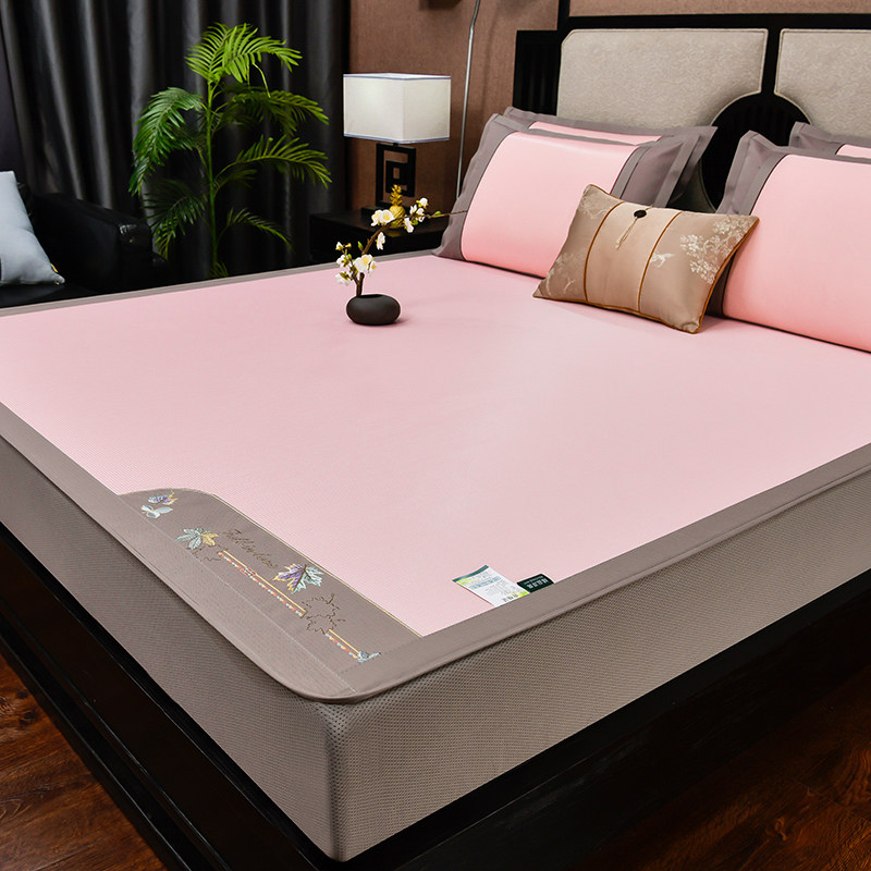 可机洗床笠款冰丝席三件套1.5/1.8/2米床夏季空调席夏凉席可折叠,床上用品,冰丝席,淘宝优惠券,粉丝福利购,淘宝优惠卷