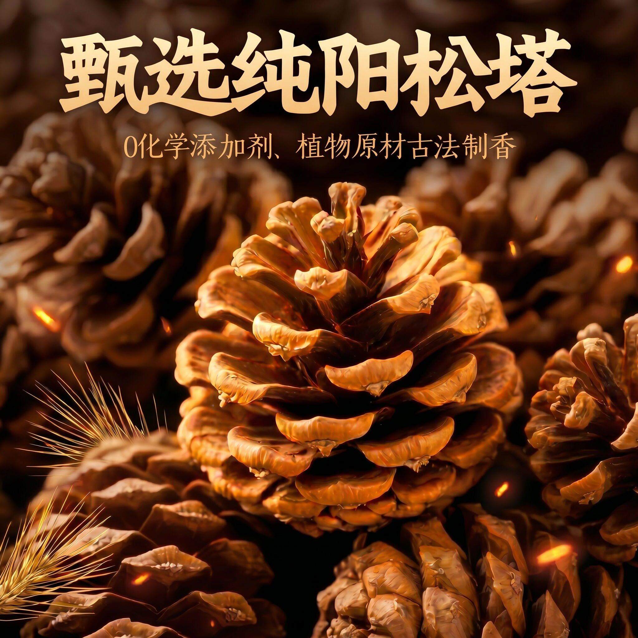碌055柚叶线天然塔香净化磁场松招财香薰香室家用持久高级卧室留