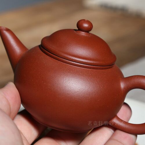 宜兴纯手工紫砂壶茶具泡茶壶底槽青120CC小容量名家吴娟华水平壶