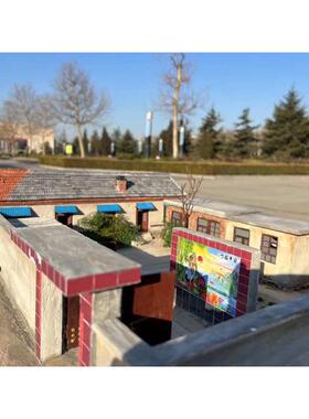 童年怀旧老房子模型定制农村院子场景老家还原微缩模型定做摆件