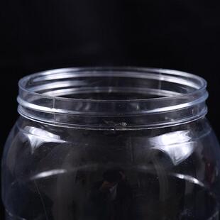 蜂蜜瓶加厚塑料瓶3000g透明圆形密封罐果酱瓶子物6斤储装 瓶子泡菜