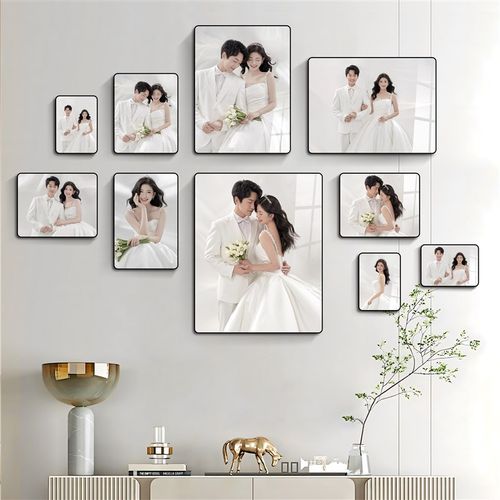 盛夏照片墙相框挂墙组合餐厅客厅墙面装饰墙上相册墙相片背景墙