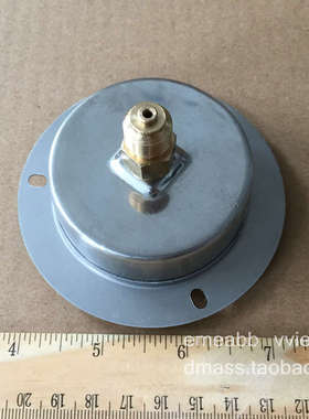 YN60ZT吊车用耐震压力表40mpa带G1/4边轴向6000PSI液压表螺纹