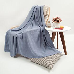 全棉线毯北欧沙发巾双人毛巾被毯子沙发纯棉夏季空调盖罩套单全毯