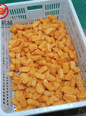 现货供应炸鲜奶油炸机 酸奶块裹浆上糠油炸线  烤牛奶油炸机厂家