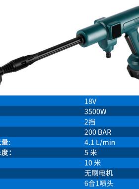 厂家现货60915林多用园浇喷无刷水枪汽车洒冲洗房灌屋清洁洗车神