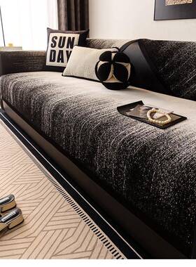 ?202盖5款新沙发垫轻奢感四直季通用排皮沙发坐垫固定防Fh($px}b