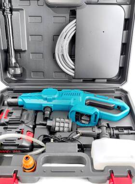 无刷洗机车18884大功携率线家用便式高压水枪洗车机家用锂电清洗