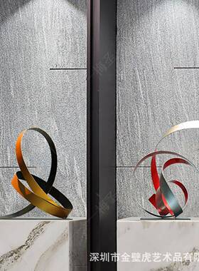 现代不锈雕塑钢酒店写字楼样板艺房别墅前台走BH-J160廊电梯台面