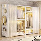 货架衣柜架置物架开放式 收纳加衣TWM厚租出屋简帽易衣架