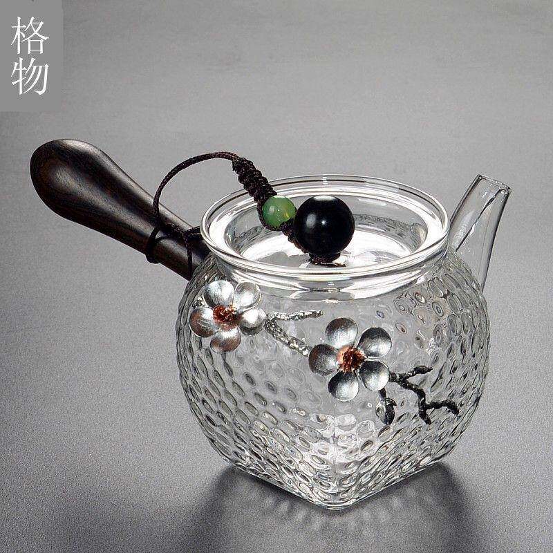 玻璃厚茶壶耐热加单壶耐高茶可明泡火zPs3x1RT加温热煮功夫茶具