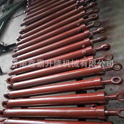 定制液压缸升降机货梯升缸液压动提力单加长油型液压元YNO油缸