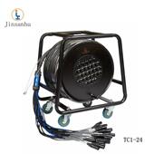 8142工厂出4路道频信号线缆车演流动多讯道多芯舞台移动音电缆车