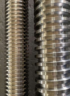 宙虹厂家批发42crmo梯形锯齿矩形大型丝杠12米梯形丝杠螺母套装