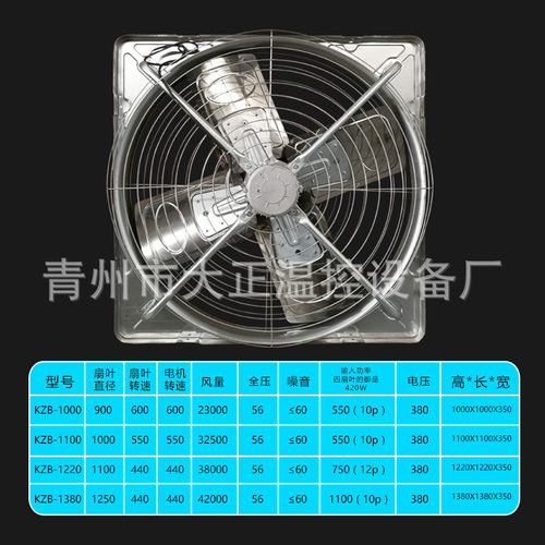 批发牛舍悬挂式畜牧排风机牛棚牛圈养奶牛场风扇养殖农场降温风机