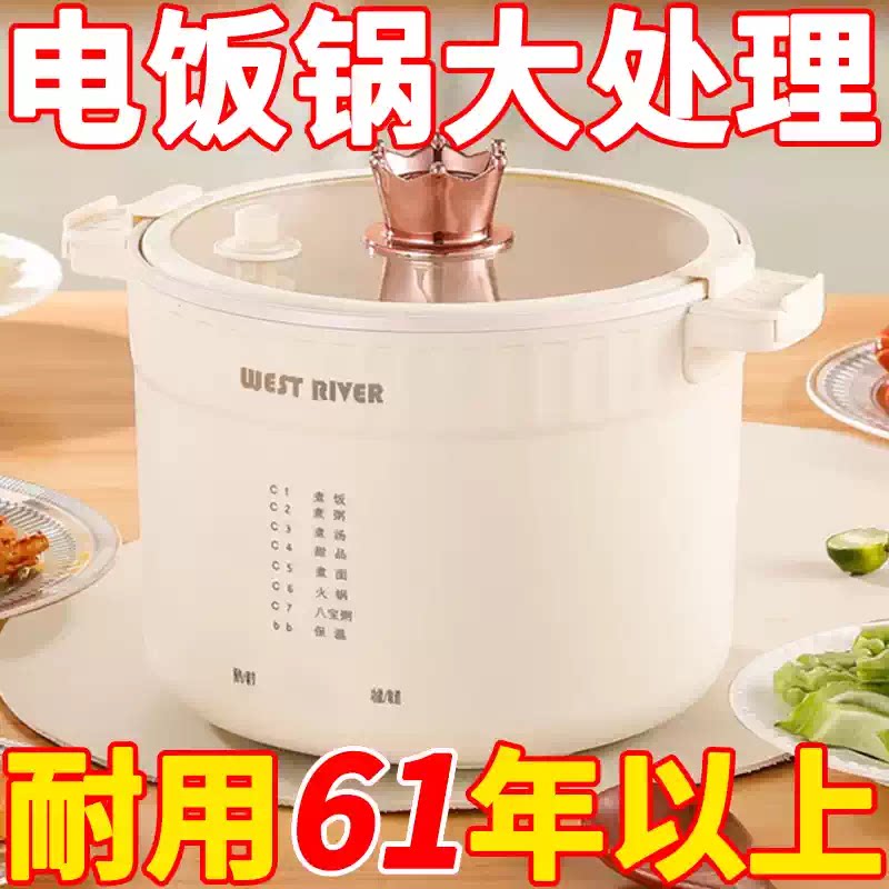德国智能电压力锅高压锅大容量办公室家用出租屋电饭煲迷你烹饪锅