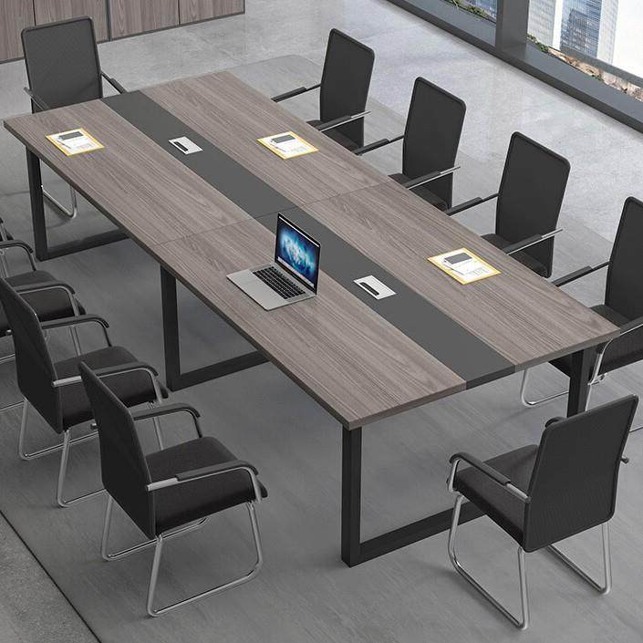 会议桌长桌长条桌子简约现代会议室办公桌椅组合大小型洽谈工作台
