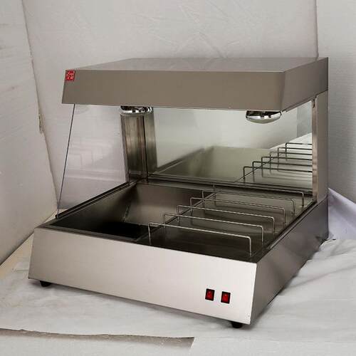 富祺商用膨化机台式保温薯条工作台立式撒盐操作工作站快速