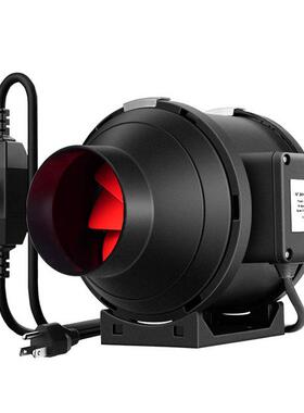 外贸产品 国内不售ETL认证 塑料管道抽风机带调速器4寸GDFP100