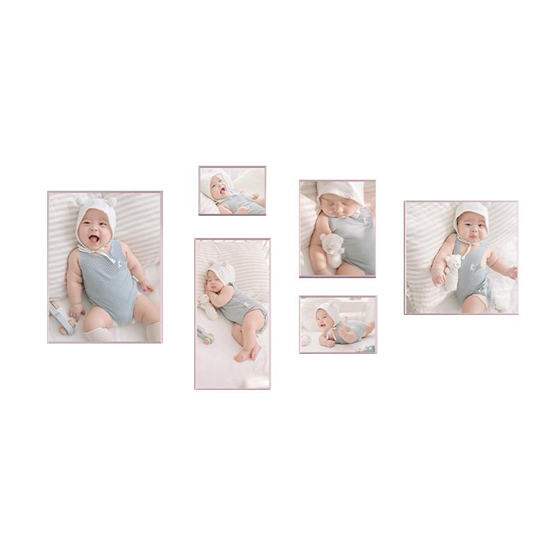 照片墙相框定制宝挂墙展钉免打孔洗宝相片做成组合创意示YMQ-XK-6