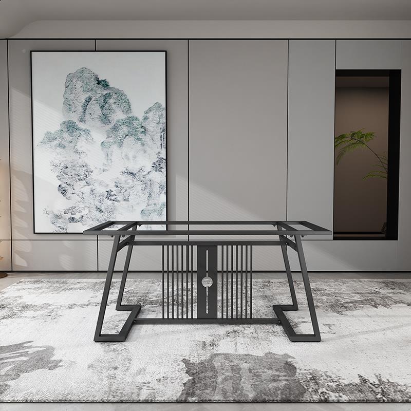 不锈钢架子大理石桌岩板火富桌桌脚意茶桌支架腿茶几脚子腿创办公