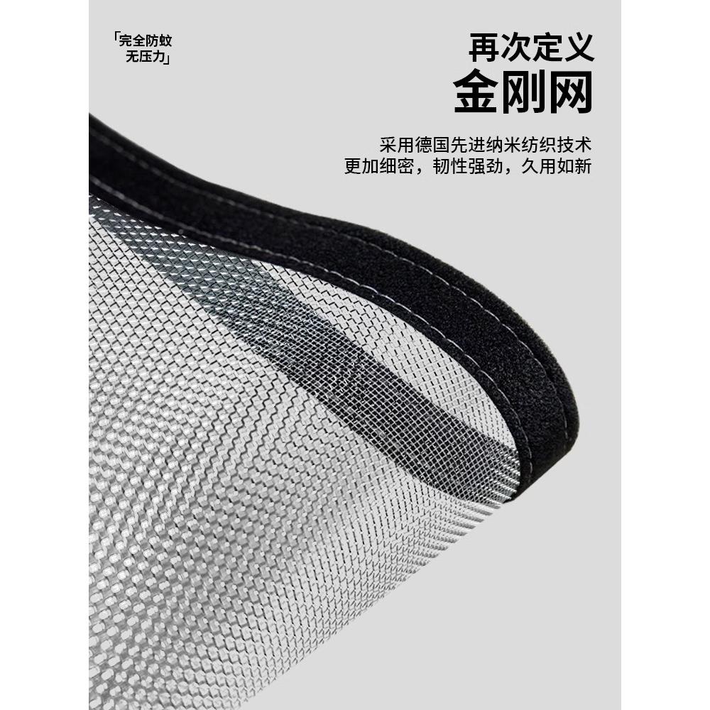 打家用简易Simie\/魔术贴户金网纱窗自装隐形自粘式防蚊窗刚门帘