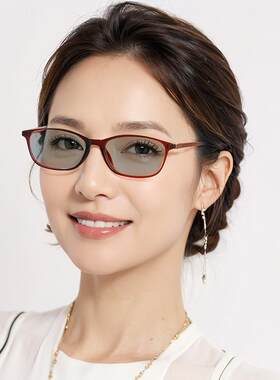 纯水晶眼镜女款感光变色石头镜防辐射紫外线天然太阳镜墨镜中老年