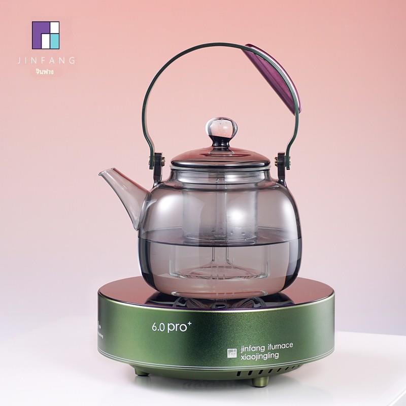 新品晋芳电陶炉煮茶炉家用智能烧水炉1500瓦静音电热炉银壶煮茶器