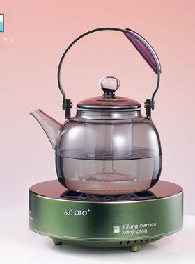 新品晋芳电陶炉煮茶炉家用智能烧水炉1500瓦静音电热炉银壶煮茶器