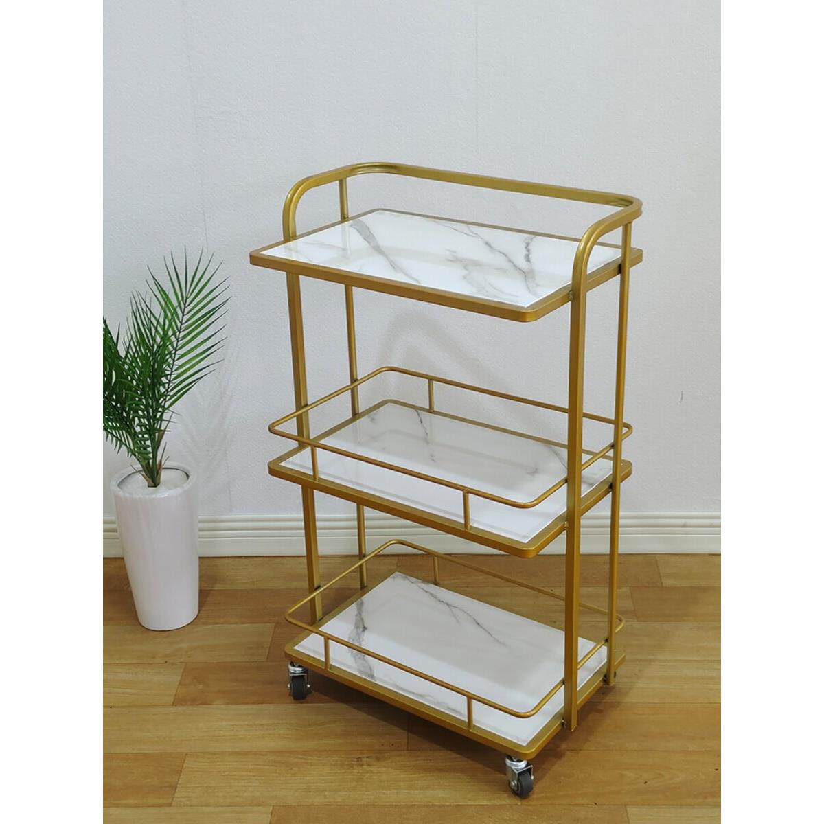 高档美容车小推车美容院皮肤管理化妆品收纳仪器专用移动置物架子