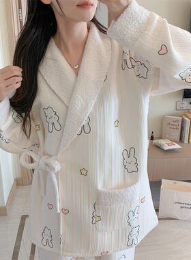 冬天空气棉月子服秋季大码200斤产后哺乳喂奶10月份十孕妇睡衣纯
