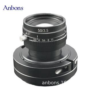 anbons适用BASLER工业相机镜头手动50mmF3.5M58口8k5um线扫镜头