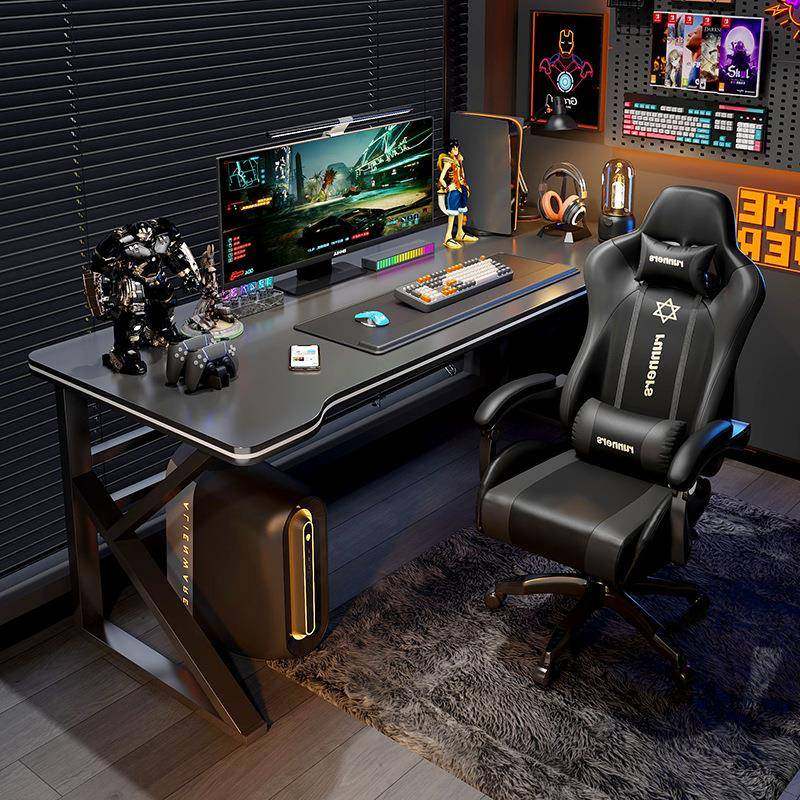 家用电竞桌椅套装台式电脑桌书桌卧室办公桌子简易学生写字学习桌,电子元器件市场,其它元器件,淘宝优惠券,粉丝福利购,淘宝优惠卷