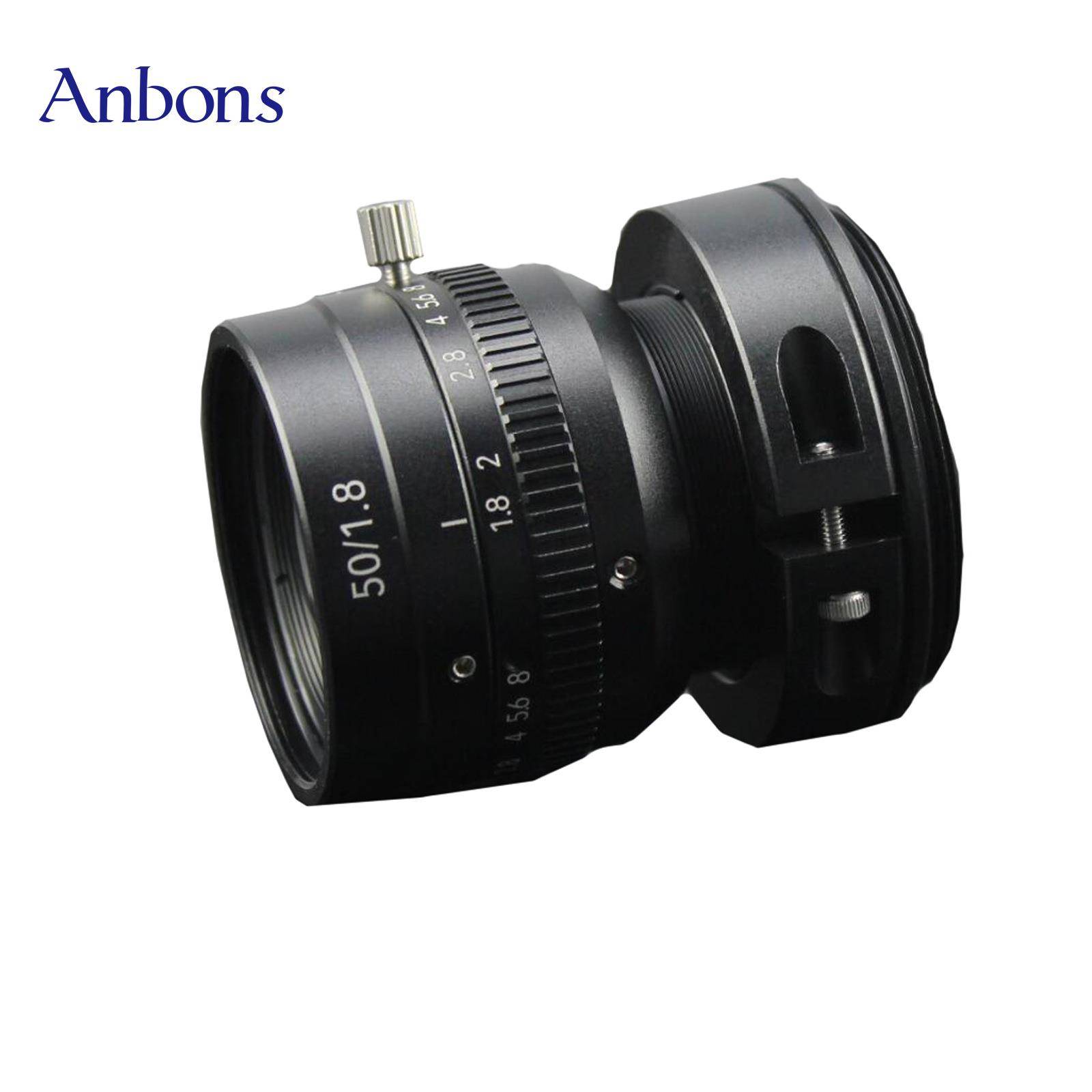 ANBONS用DALSA工业线扫相机镜头LS50mmF1.84k7um机器视觉设备镜头