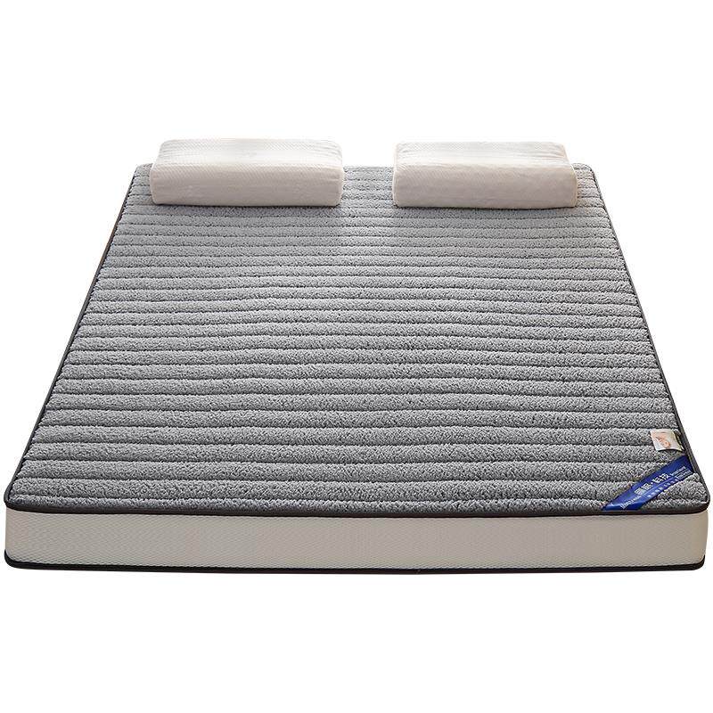 定制羊羔乳胶床垫软绒冬季加SL512厚保垫暖家床褥垫学生宿舍褥子
