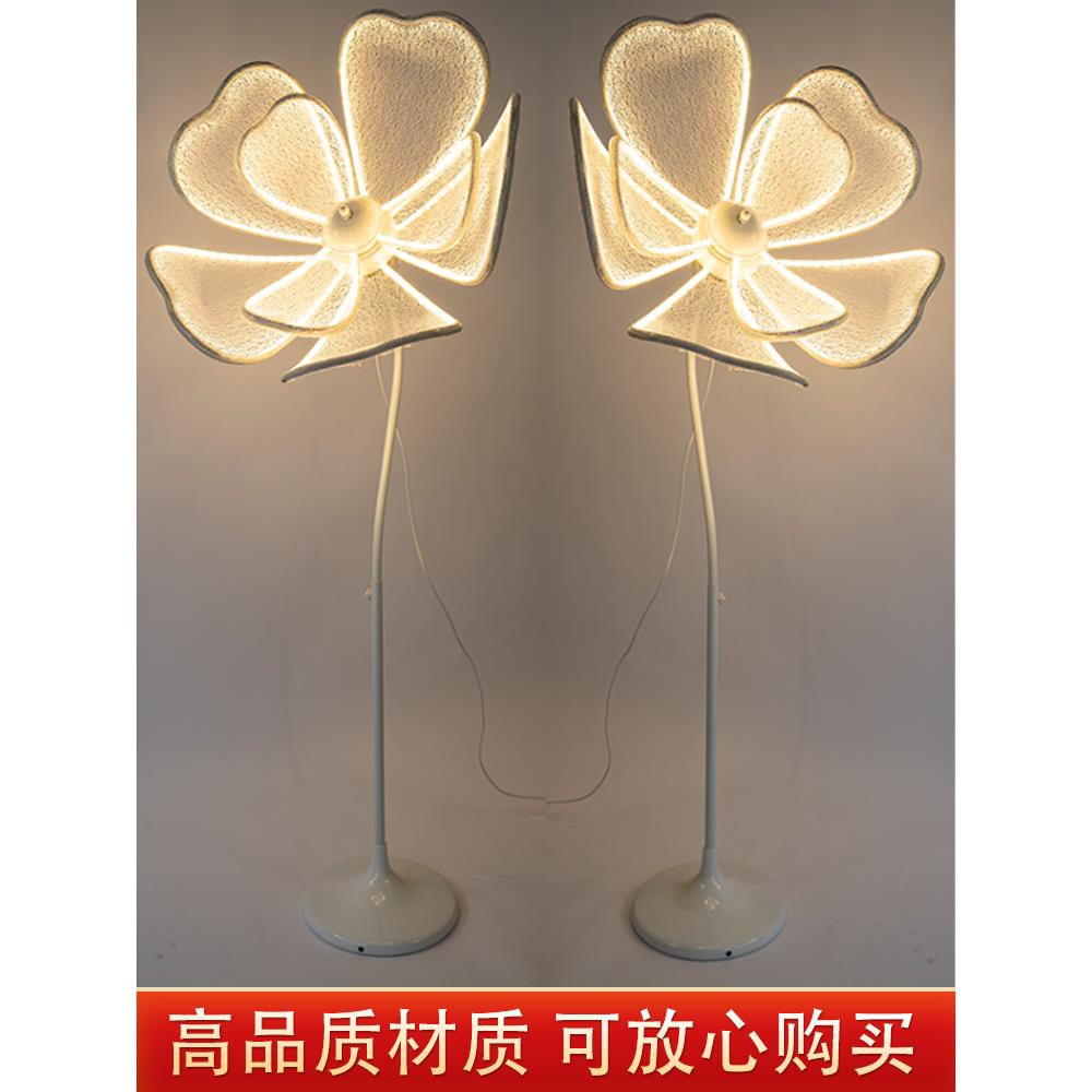 婚礼婚庆道具发光牡丹花灯SPK瓣路灯婚礼舞台花灯光布饰置引摆件