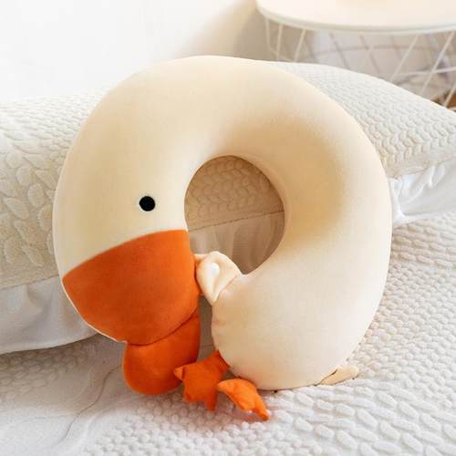 可鸭鸭u型枕头护爱颈枕办公睡室护脖子神器坐车222-671u形靠枕觉