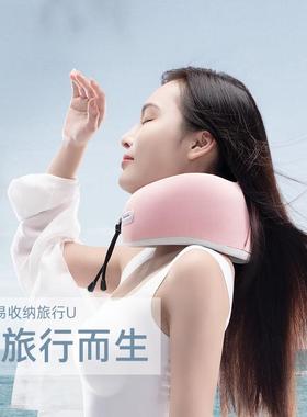 u枕旅行睡觉车飞护A23915颈枕长型途高铁坐神器脖子记机忆棉靠枕u