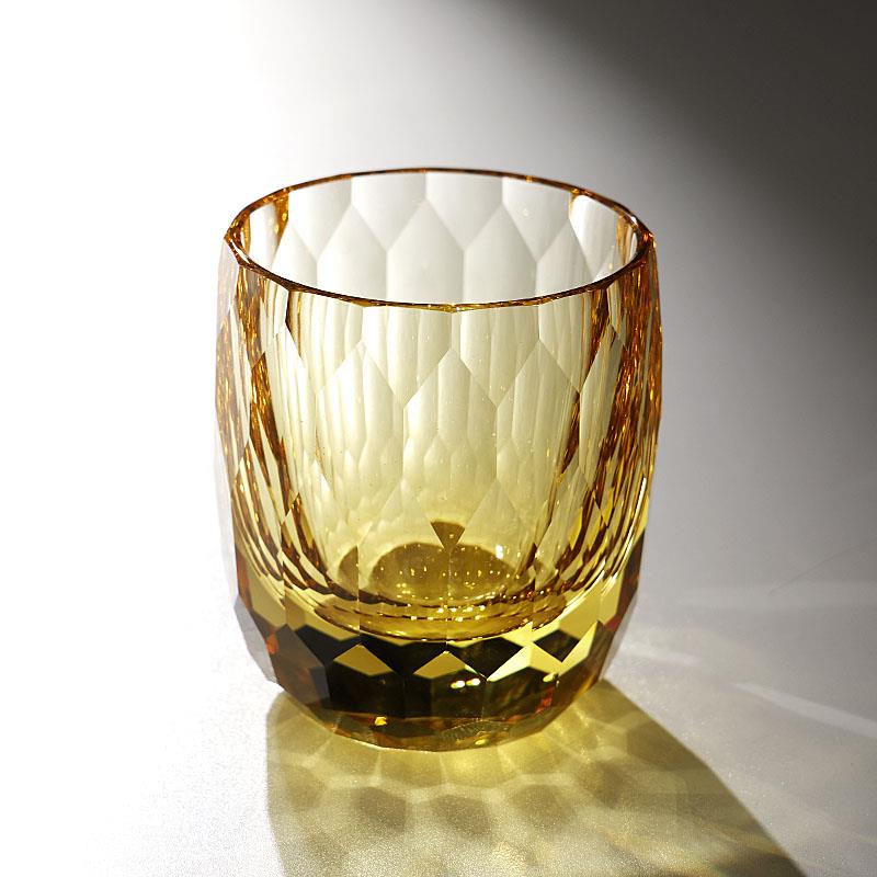 端高水晶玻璃威士钻忌杯轻奢精致感石纹家用洋酒酒杯HY-61353送礼