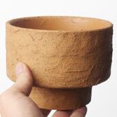 北欧HLM简约陶土多肉创意个性 兰花用绿萝蝶兰家室瓷内陶蝴花盆复