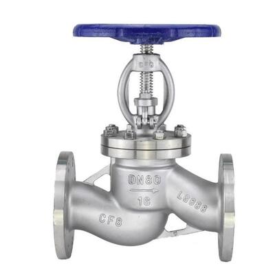 镜阀门3-04不锈钢法兰截止阀J41W10/16/25/40/6/4靖100941P耐高温