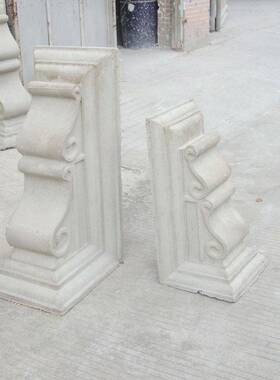 厂供应欧式构件FCI别墅园林外墙造水型泥斗GRC梁拱托多种规家格定