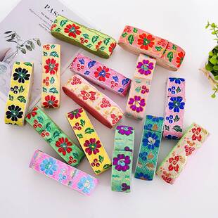 宽4cm民工汉族风提花织带色少数名族多IHB服装辅料手diy古风服花