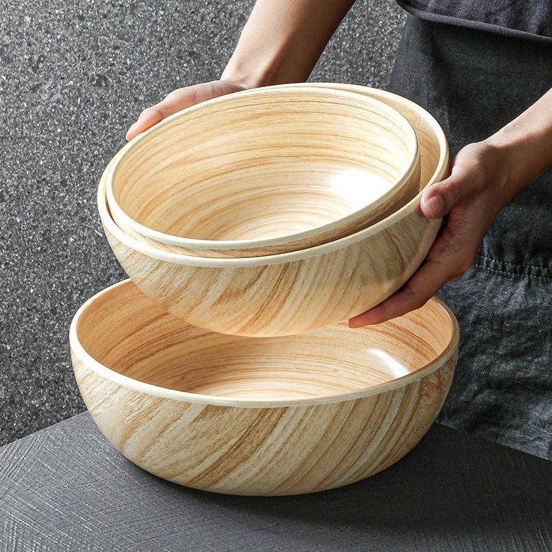 祥源美密胺餐具面碗商用仿瓷拉面米线汤碗大碗水果沙拉凉皮凉拌碗