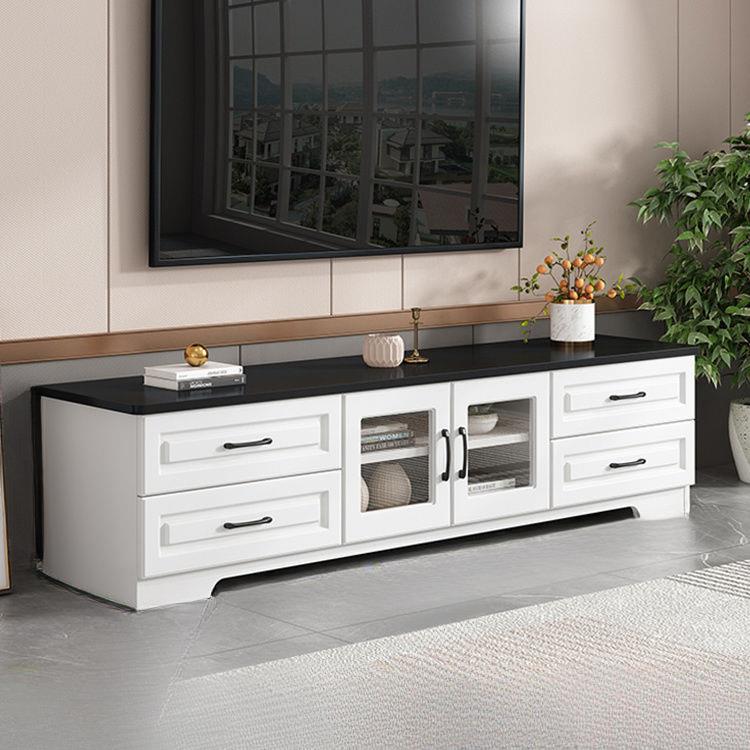 实木电视柜EO级客厅现代小户型储物柜一体卧室中式电视柜地柜边柜