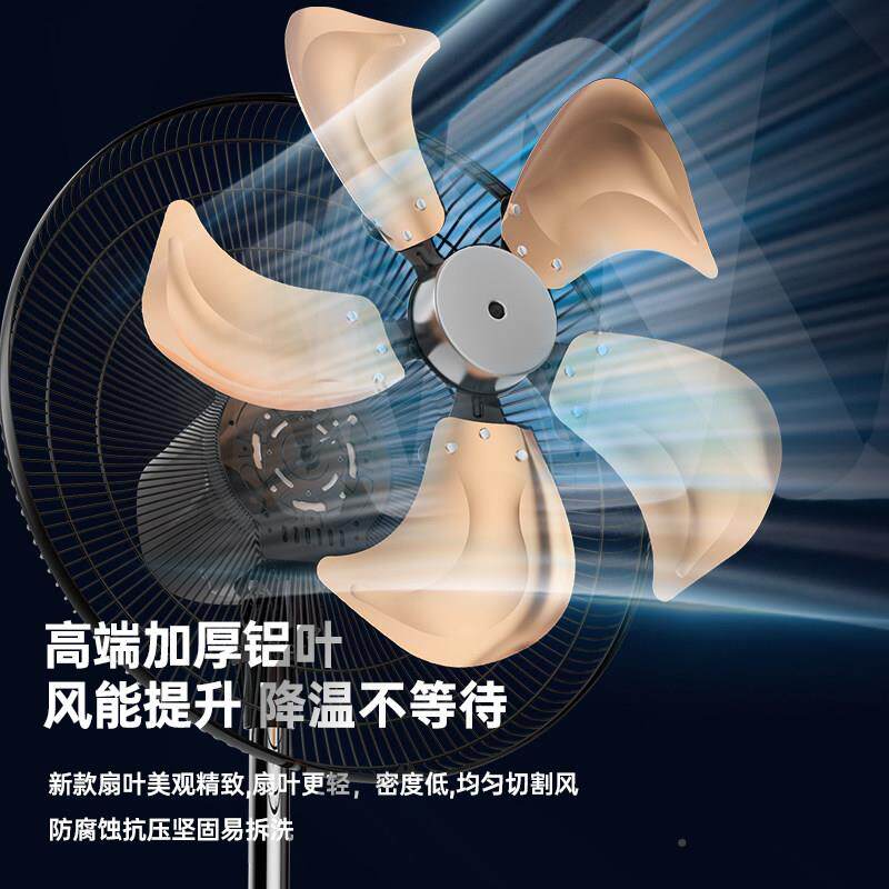 容声RS-26FS2地工业力力电风扇强大风大功率摇头风扇家用立式商用