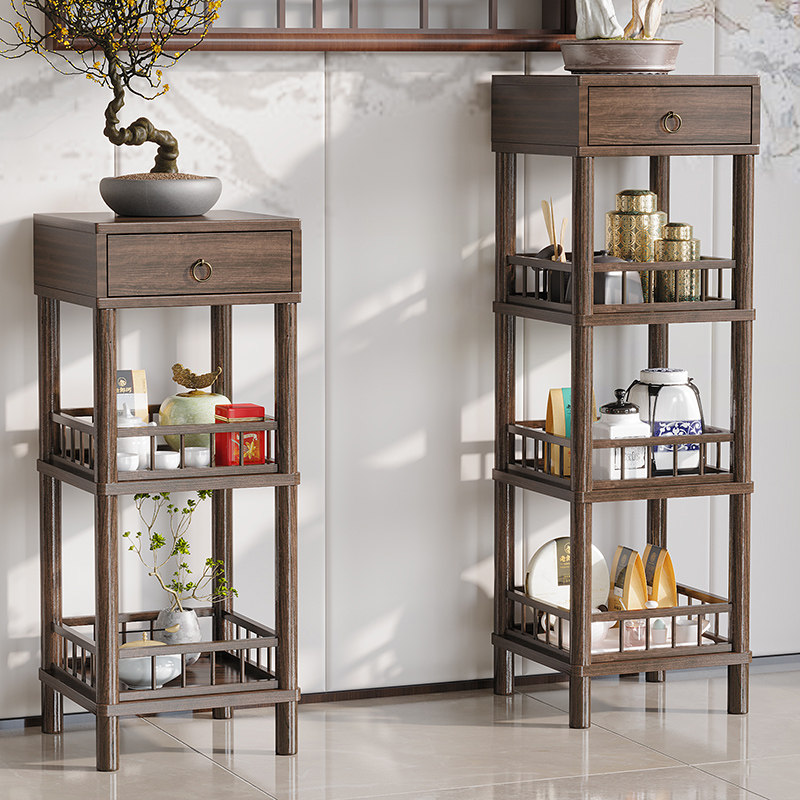 沙发边柜麻将桌边角几客厅棋牌室茶水桌实木小茶几小方桌子置物柜