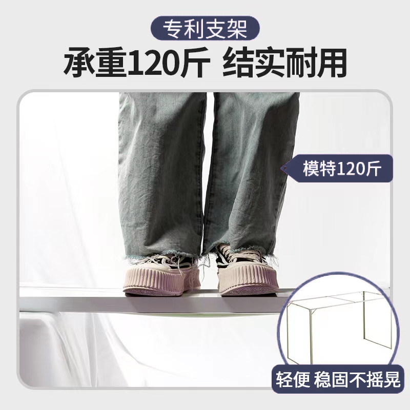 免安装遮光床帘蚊帐学生宿舍上下铺专用遮挡窗帘一体式寝室幔床帘